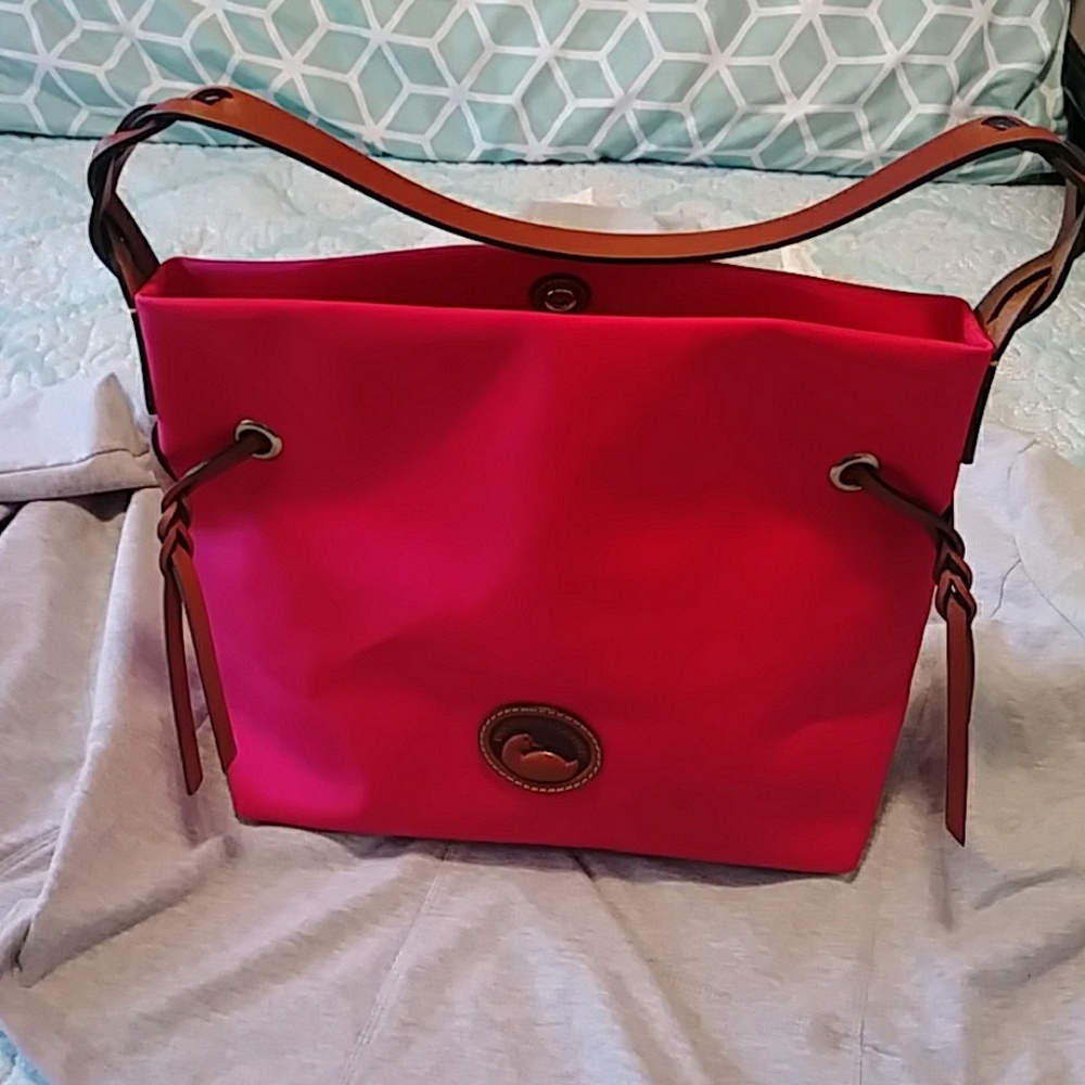 Dooney @ Bourke Canvas shoulder Bag.